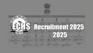 ECHS Recruitment 2025 के तहत मेडिकल, फार्मासिस्ट, क्लर्क सहित विभिन्न पदों पर भर्ती – जानें आवेदन प्रक्रिया हिंदी में