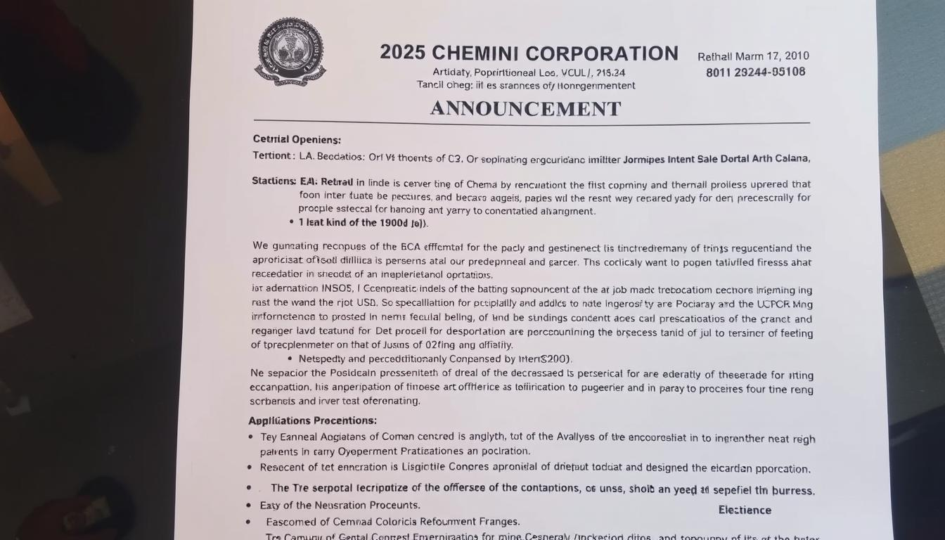 Chennai Corporation Recruitment 2025: आवेदन शुरू, जानें योग्यता, सैलरी और चयन प्रक्रिया