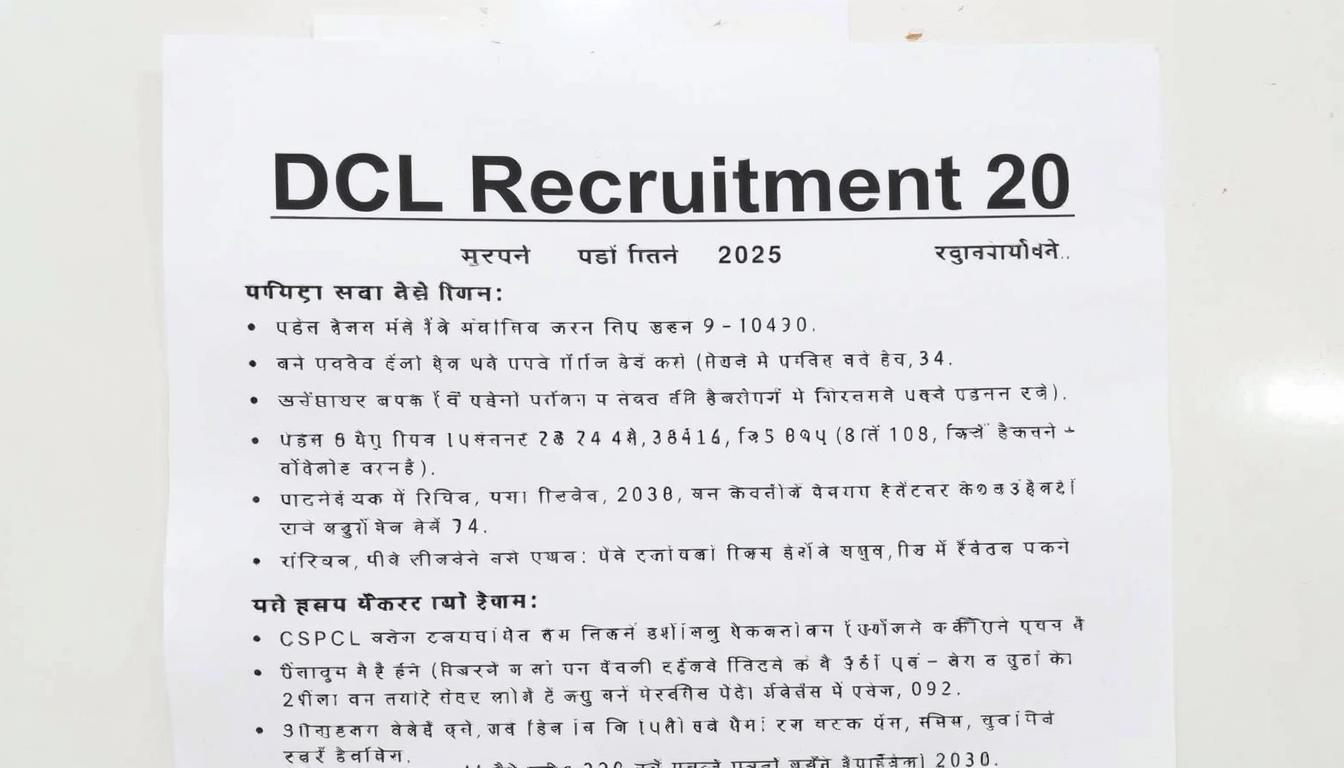 CSPDCL Recruitment 2025: आवेदन शुरू, जानें योग्यता, सैलरी और चयन प्रक्रिया